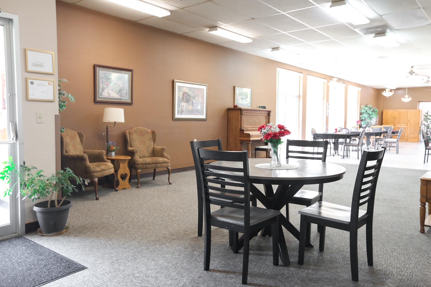 Shared dining and community space
