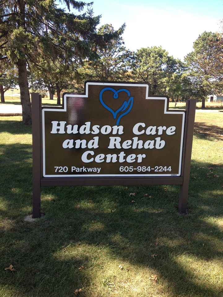 Hudson Care and Rehab Center sign